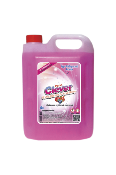 Clever Κρεμοσάπουνο Ροζ Pomegranate - Acai Berry 4lit