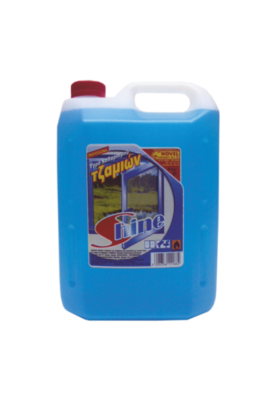 Shine Υγρό Τζαμιών Μπλε 4lit