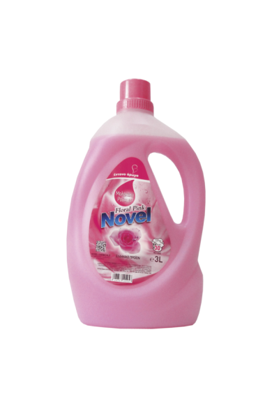 Novel Μαλακτικό Ροζ Floral Pink 3lit